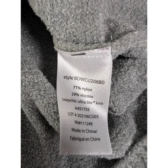 Barefoot Dreams Sweater Womens Small Gray Cowl Neck Cozy Chic Ultra Lite Soft - Picture 5 of 11